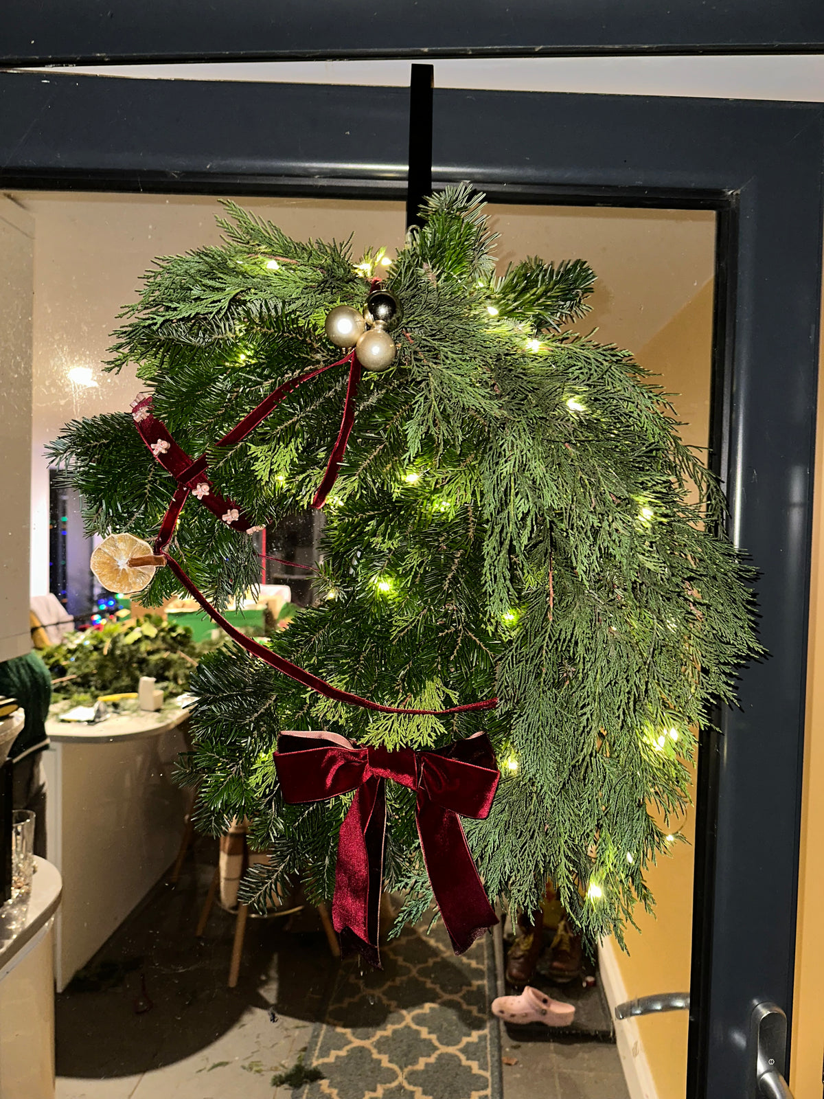 🎄 PRE-ORDER – Hagg Hill Fresh Luxury Horse Head Wreath 🌿